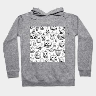 Halloween pumpkin pattern Hoodie